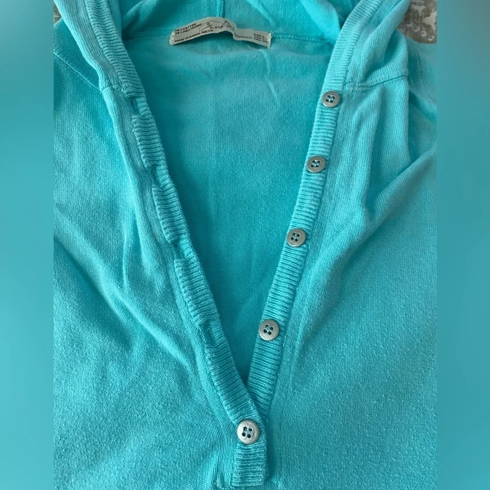 EUC Y2K v-neck short sleeve sweater size large - Picture 2 of 9